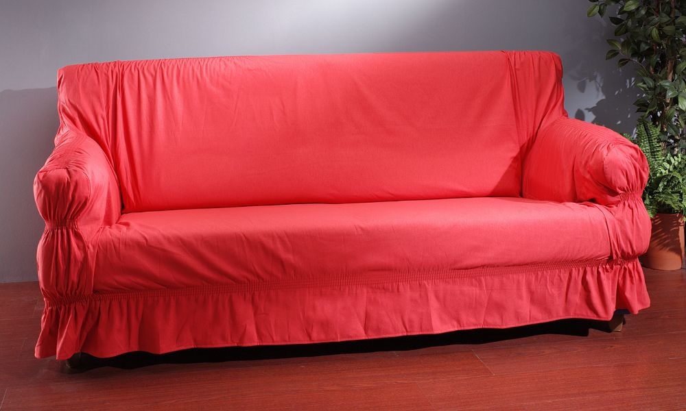 Blog Image with a dark pink sofa