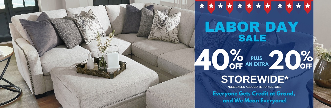 Grand Furniture 40% Off Plus An Extra 20% off Spring sale