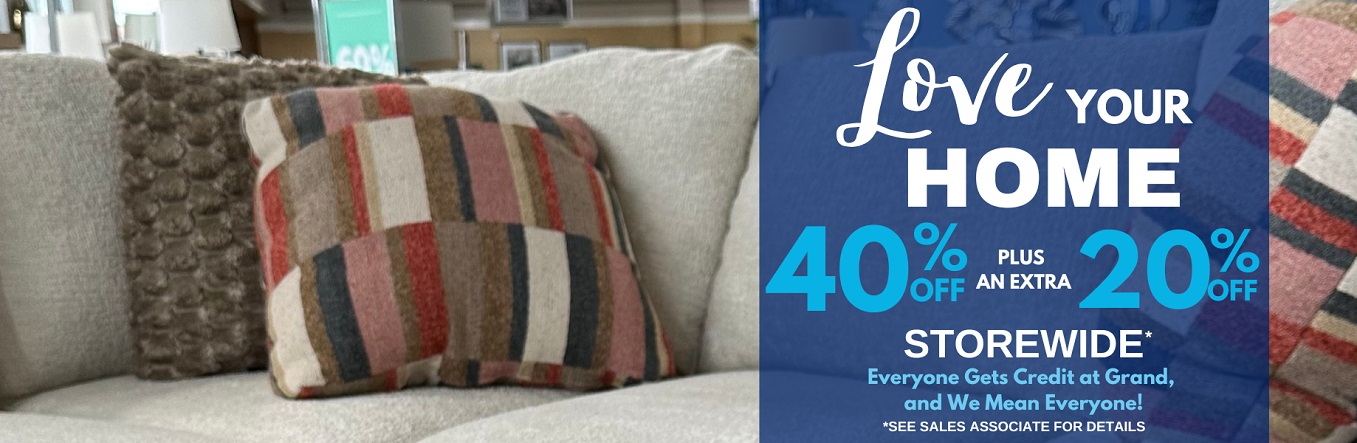 Grand Furniture 40% Off Plus An Extra 20% off Spring sale